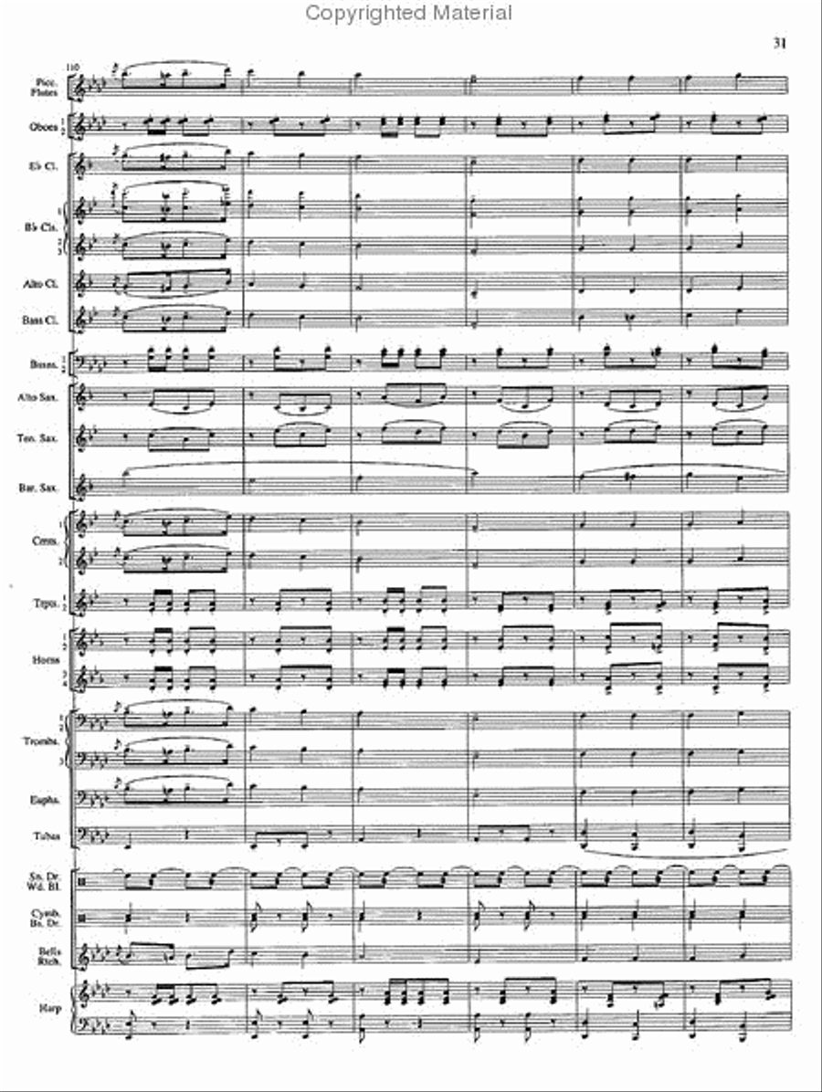 The Fairest of the Fair Concert Band scores gallery preview page 20