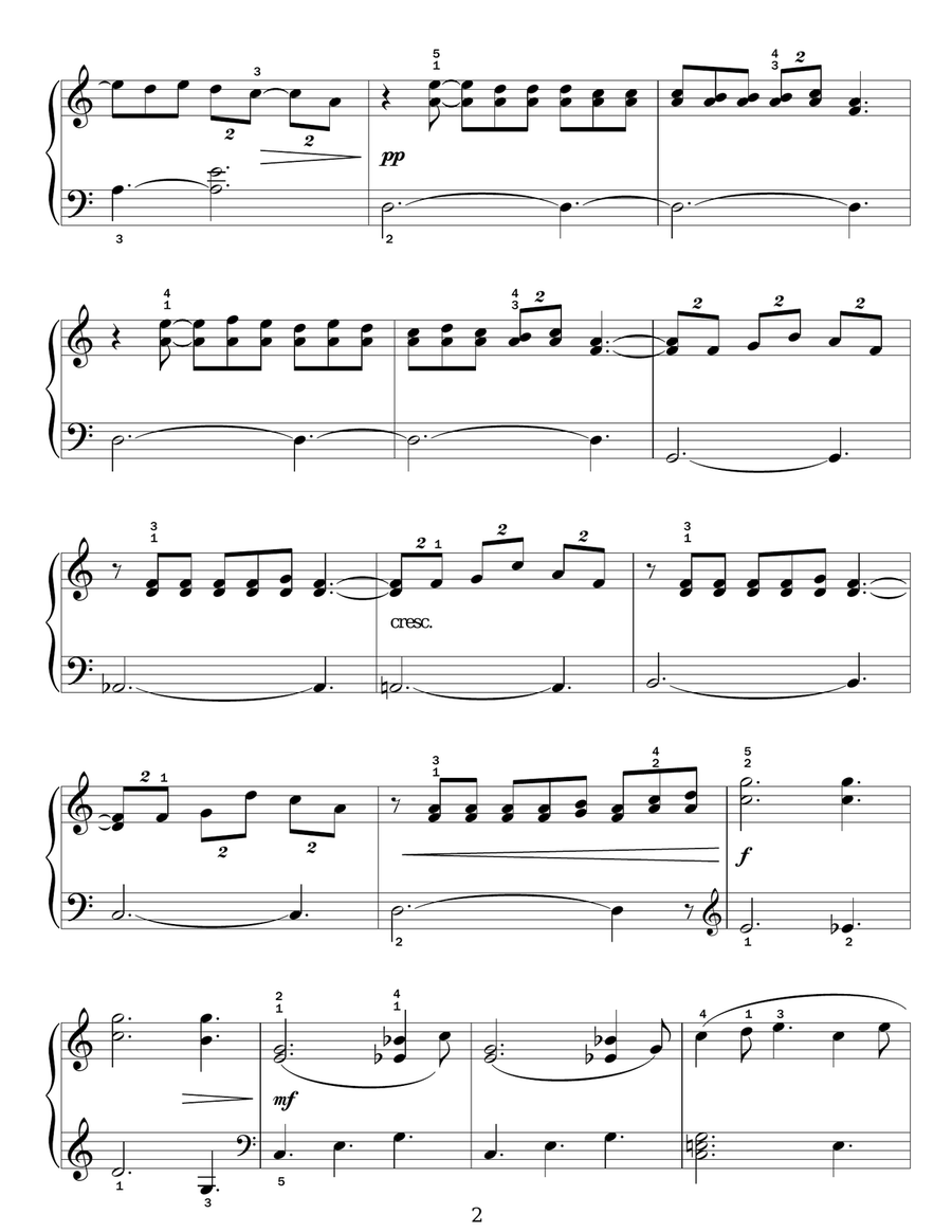 Clair de Lune Voice scores gallery preview page 2
