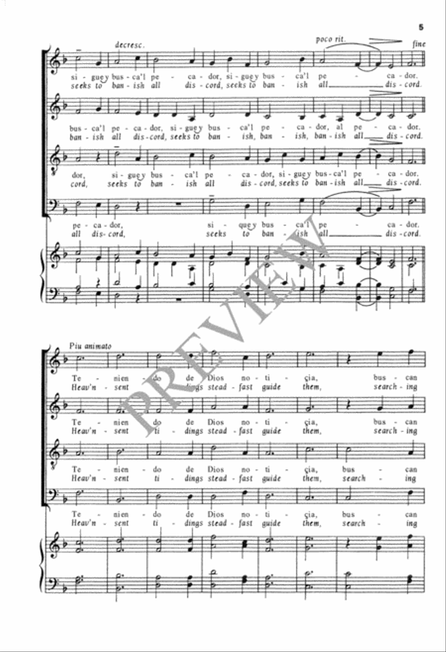 Los Reyes Siguen 4-Part scores gallery preview page 6