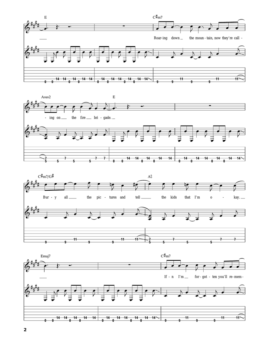 Pyro Pyro Acoustic Guitar scores gallery preview page 2