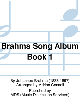 Book cover for Brahms Song Album Book 1