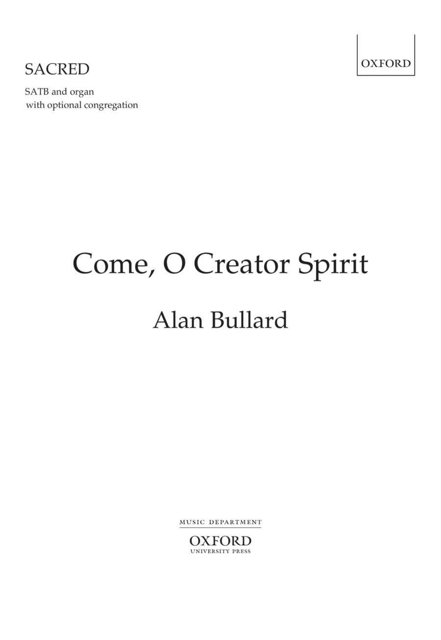 Come, O Creator Spirit 4-Part scores gallery preview page 1
