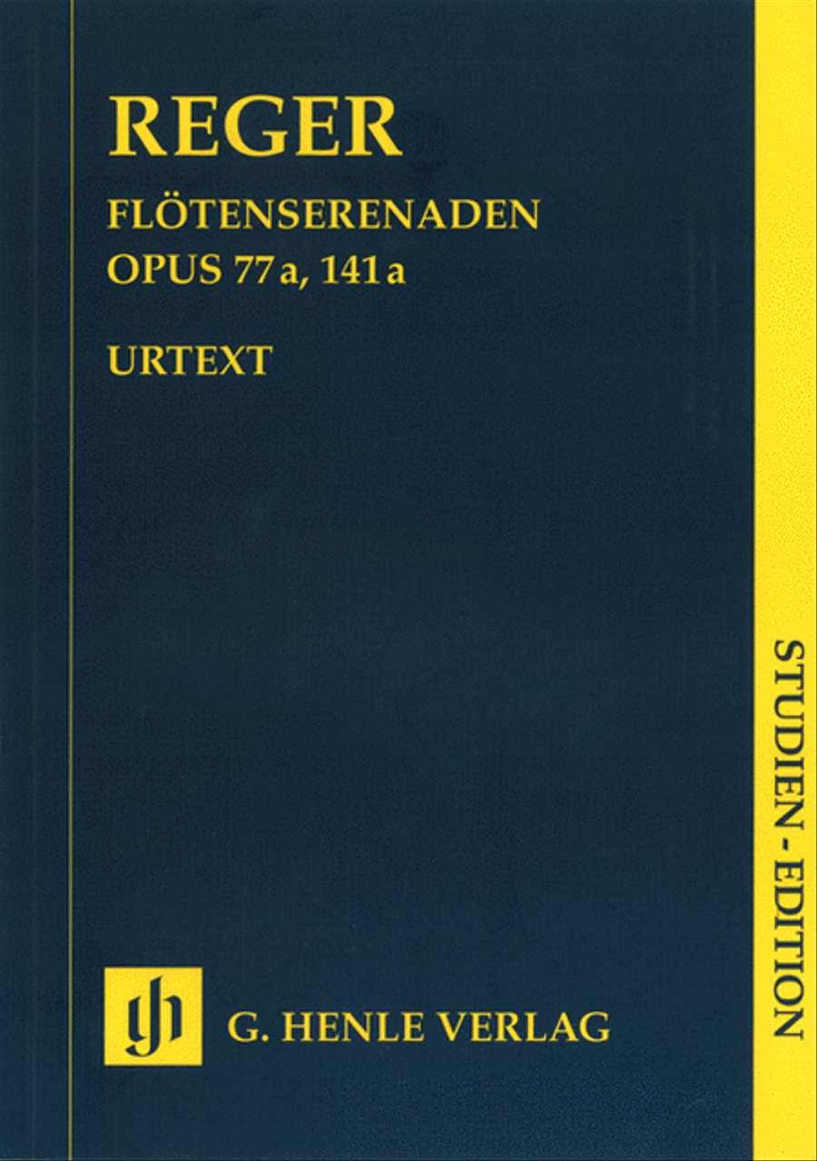 Book cover for Serenades for Flute, Violin, and Viola Op. 77a and Op. 141a