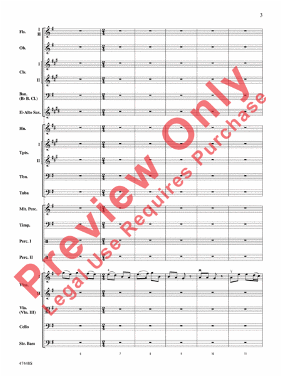 I'm Seventeen Come Sunday Full Orchestra scores gallery preview page 4