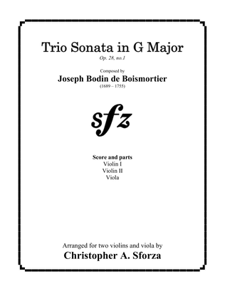 Trio Sonata in G Major, Op. 28, no.1