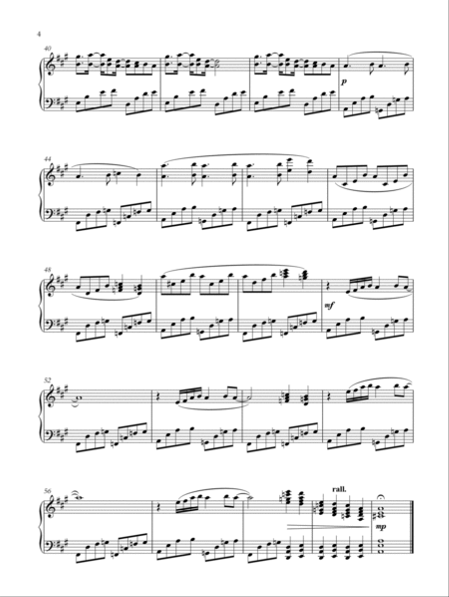 Sky Blue Piano Piano Solo scores gallery preview page 6
