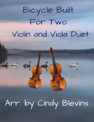 Bicycle Built For Two, for Violin and Viola Duet