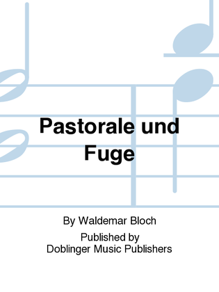 Book cover for Pastorale und Fuge