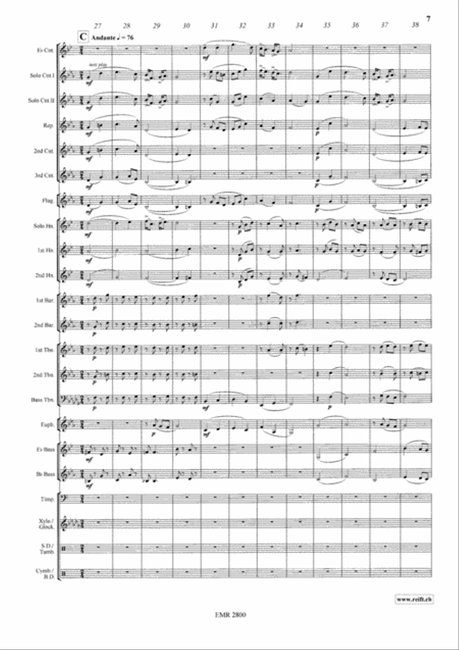 Gipsy Fantasy Gipsy Fantasy Brass Band scores gallery preview page 8