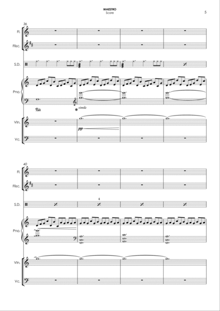 Maestro Small Ensemble scores gallery preview page 5