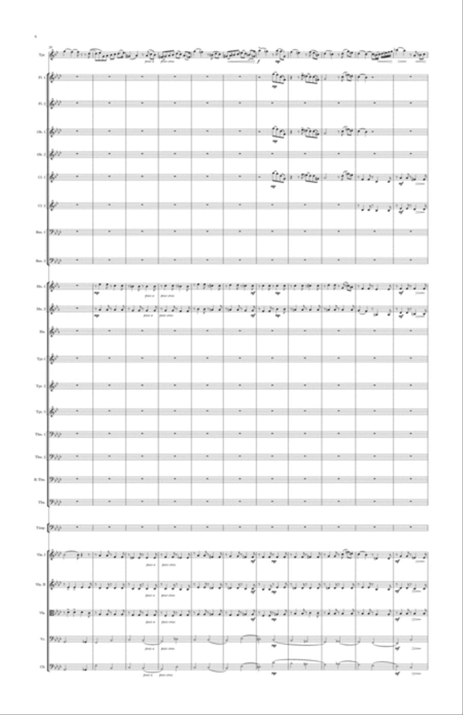 VASILLY BRANDT. TRUMPET CONCERT PIECE no 2. arrenged by KHUUSHAAN BATZAYA Full Orchestra scores gallery preview page 4