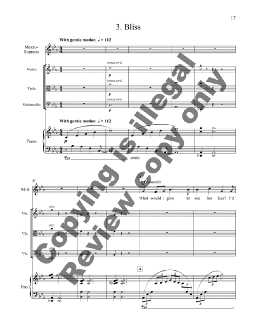 The Poet's Heart Piano Quartet scores gallery preview page 18