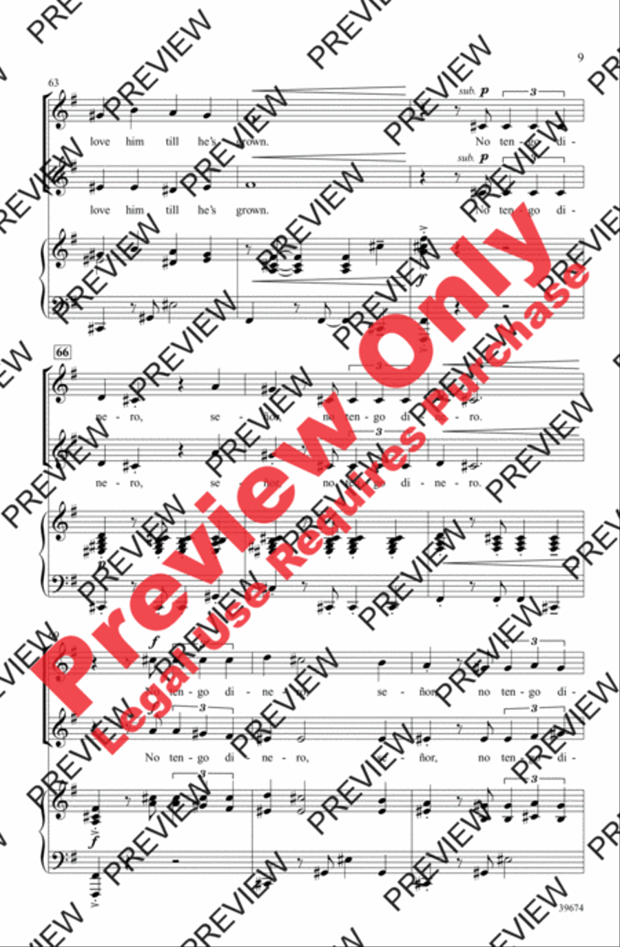¡El Pajarito! 2-Part scores gallery preview page 20