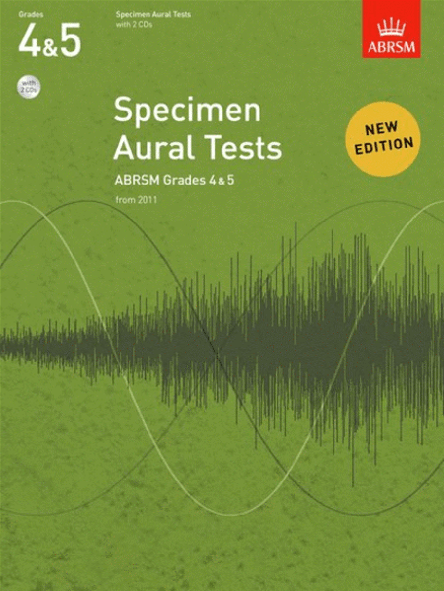 Specimen Aural Tests, Grades 4 & 5 with 2 CDs CD scores gallery preview page 1