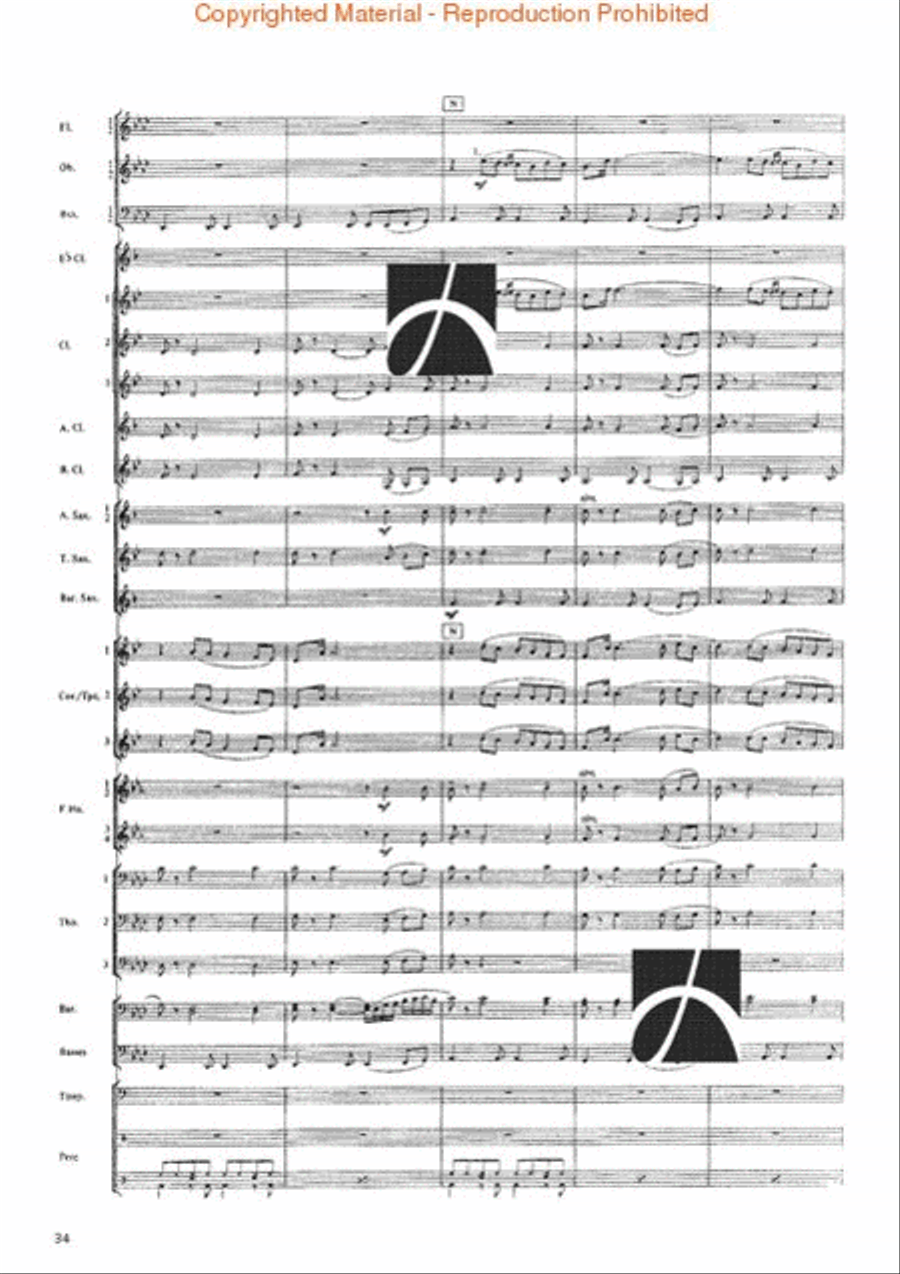 La Storia Concert Band scores gallery preview page 30