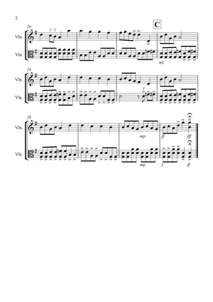 Handel Rocks! for Violin and Viola Duet image number null