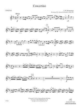 Concertino: 1st Violin