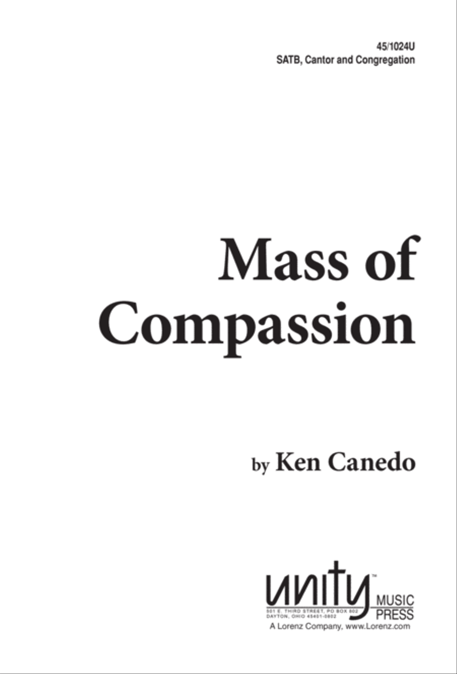 Mass of Compassion Mass of Compassion 4-Part scores gallery preview page 1