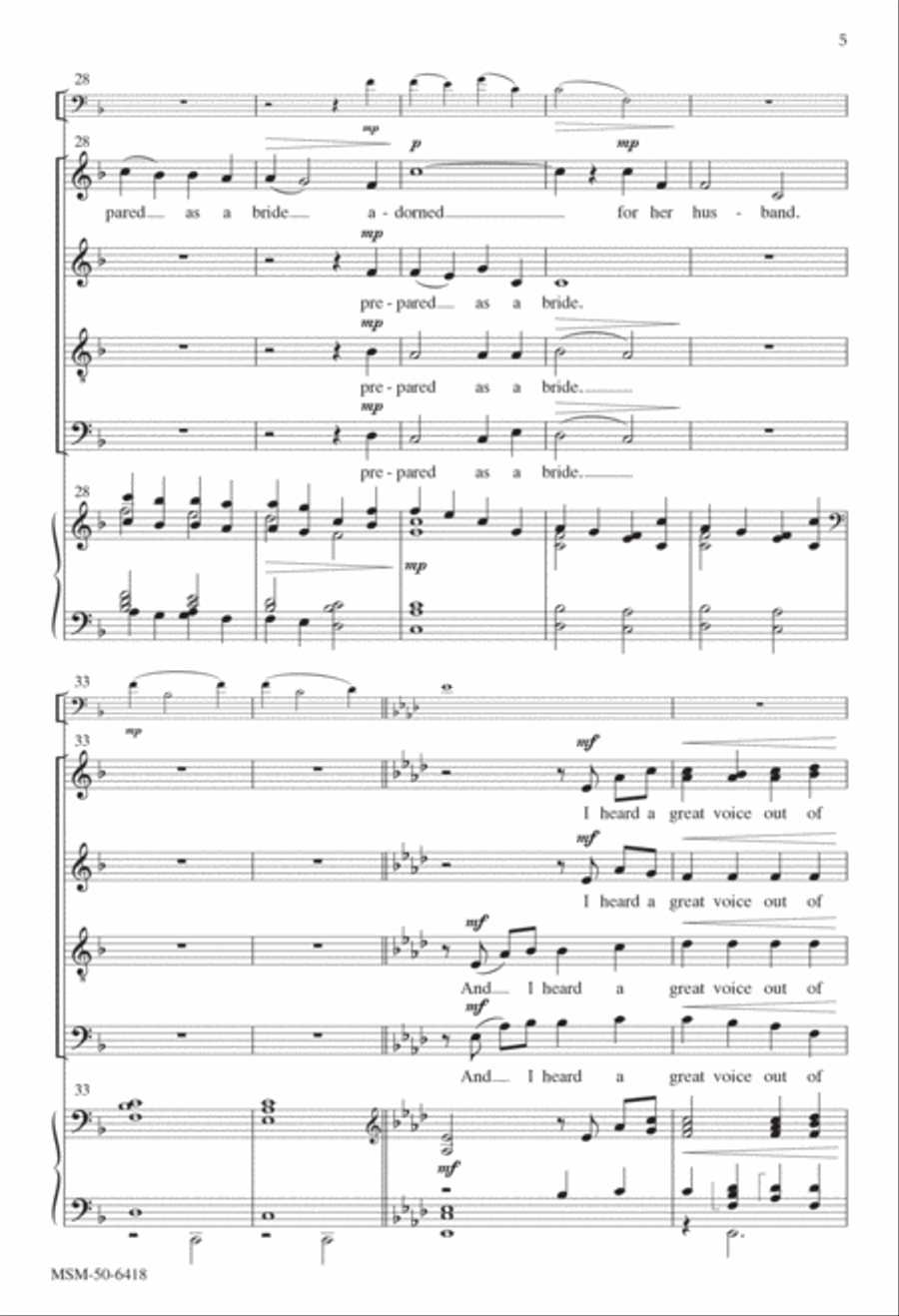 And I Saw a New Heaven And I Saw a New Heaven Divisi scores gallery preview page 4