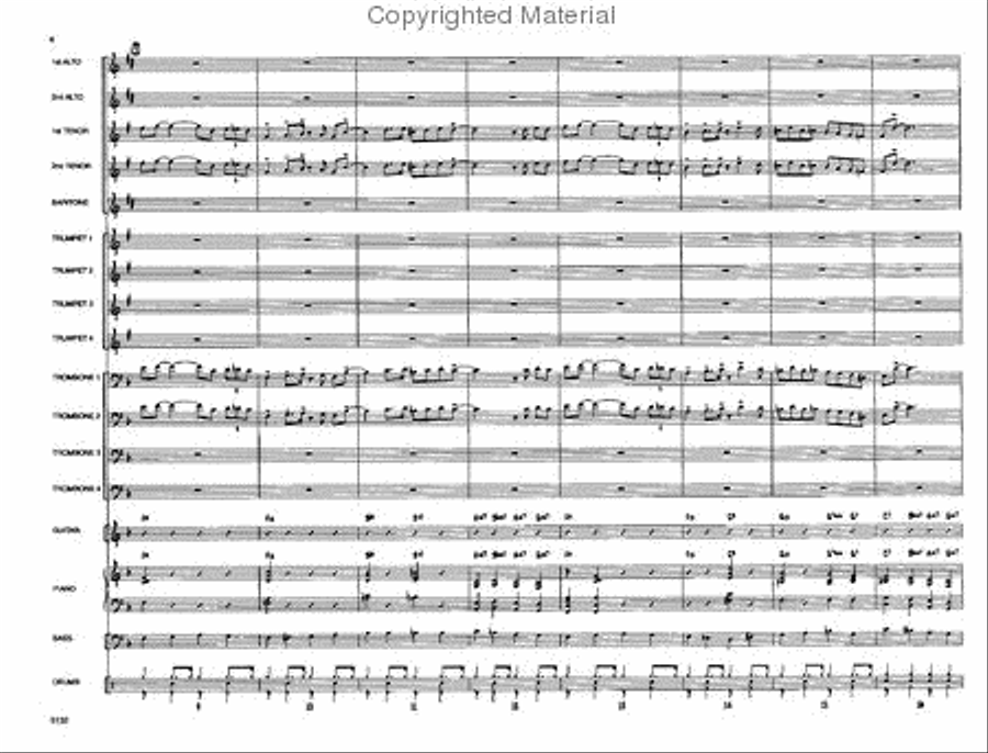 A Shuffle for Uncle Guido Jazz Ensemble scores gallery preview page 3
