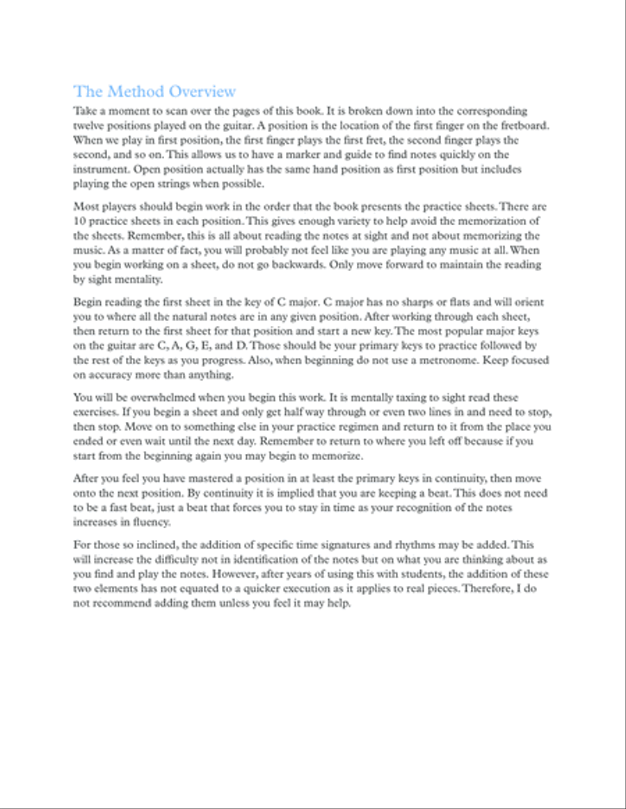 Sight Reading Mastery: A resource for all guitarists Guitar Solo scores gallery preview page 4
