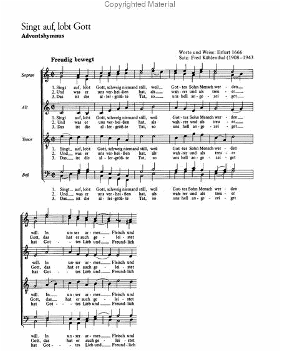 Drei Weihnachtschorsatze Score scores gallery preview page 2