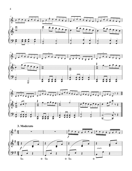 Wohlfahrt Etudes for Violin with Piano Accompaniment (Part 1: Etudes 1-5)