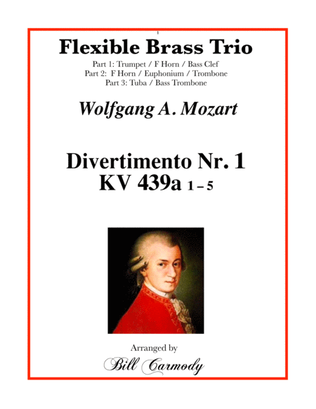 Mozart Divertimento Nr. 1 (K. 439a) Flexible Brass Tro