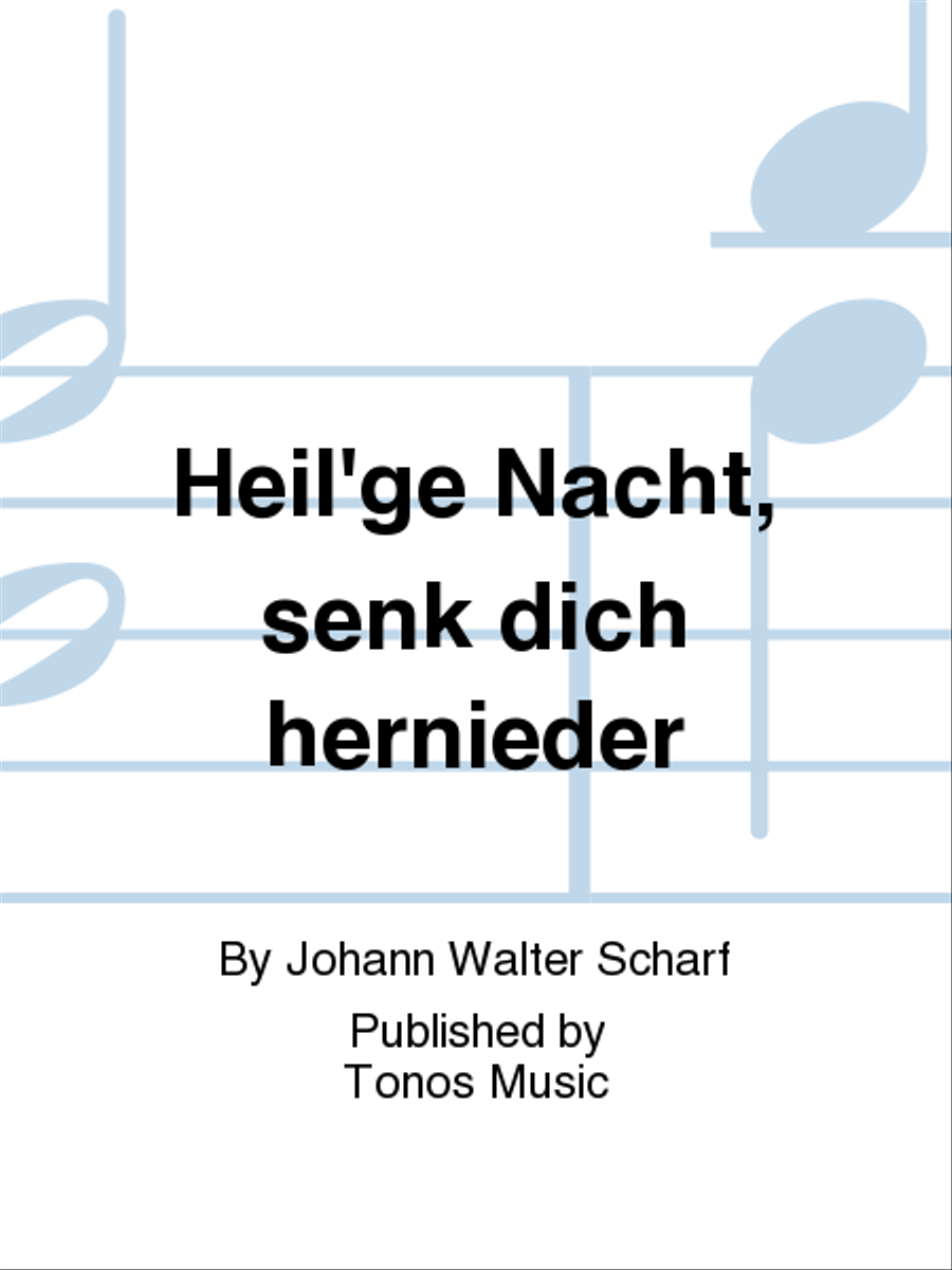 Heil'ge Nacht, senk dich hernieder TTBB scores gallery preview page 1