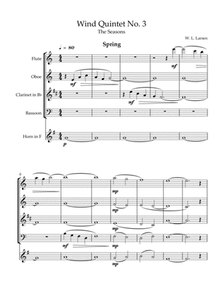W L Larsen - Wind Quintet No. 3 (The Seasons)