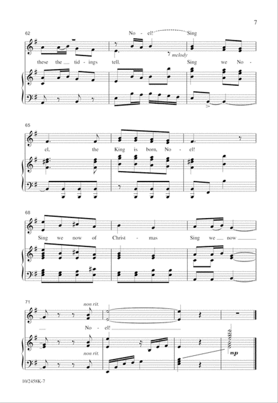 Sing We Now of Christmas Sing We Now of Christmas Unison Choir scores gallery preview page 7