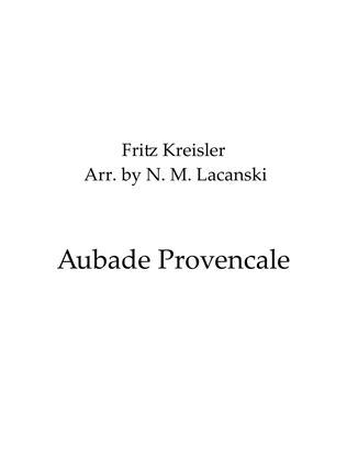 Book cover for Aubade Provencale