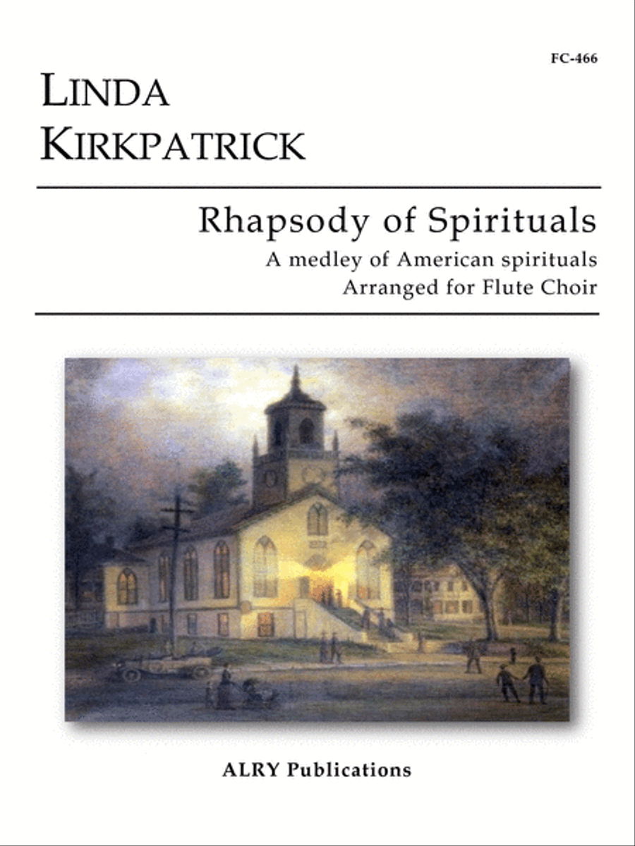 Rhapsody of Spirituals for Flute Choir Flute Choir scores gallery preview page 1