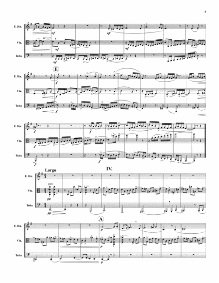 Trio Trio Brass Trio scores gallery preview page 5