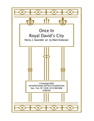 Once in Royal David's City for organ arr. by Mark Andersen