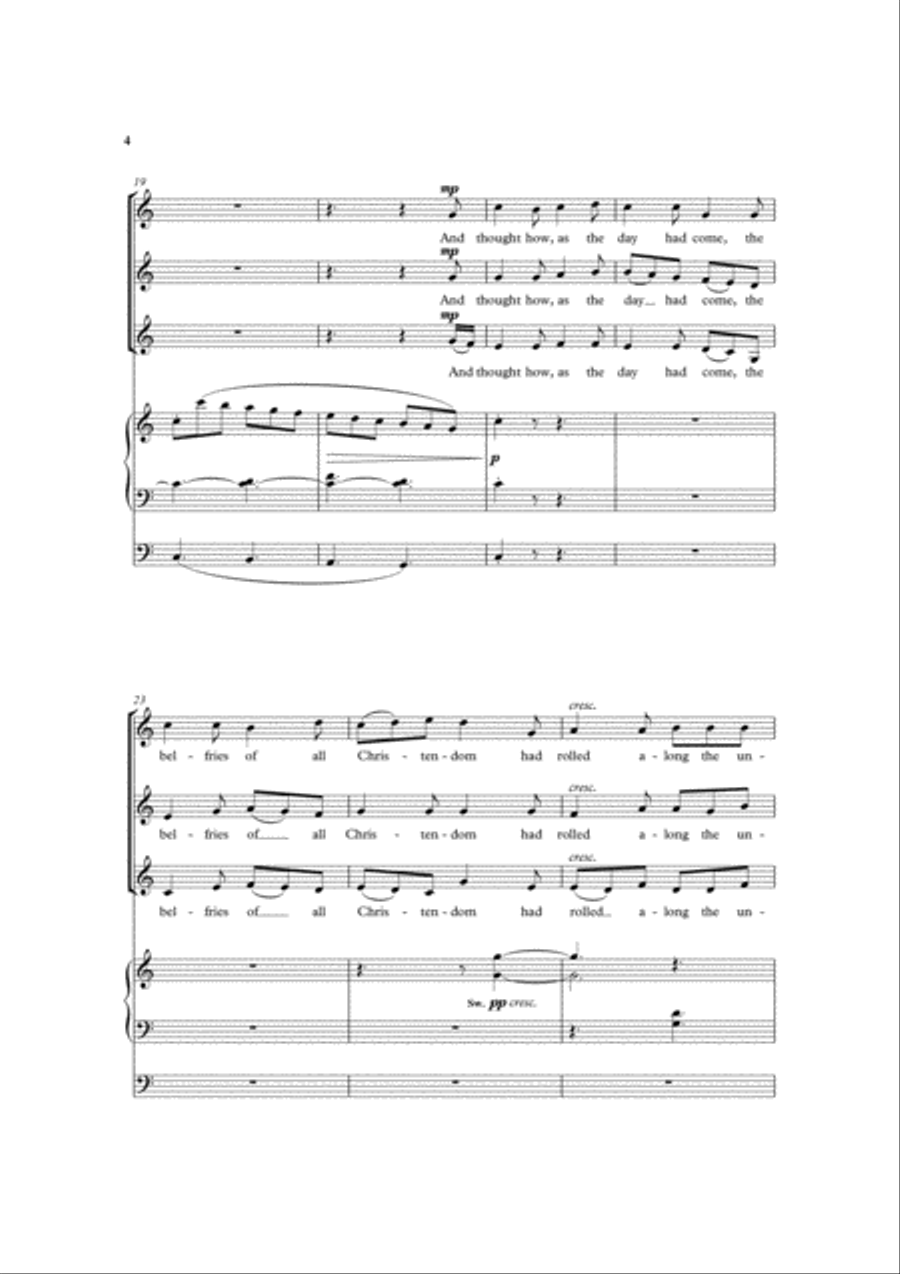 Christmas Bells SSA scores gallery preview page 4