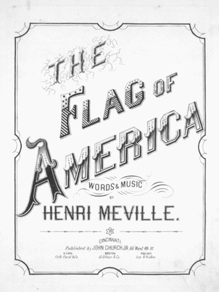 Book cover for The Flag of America
