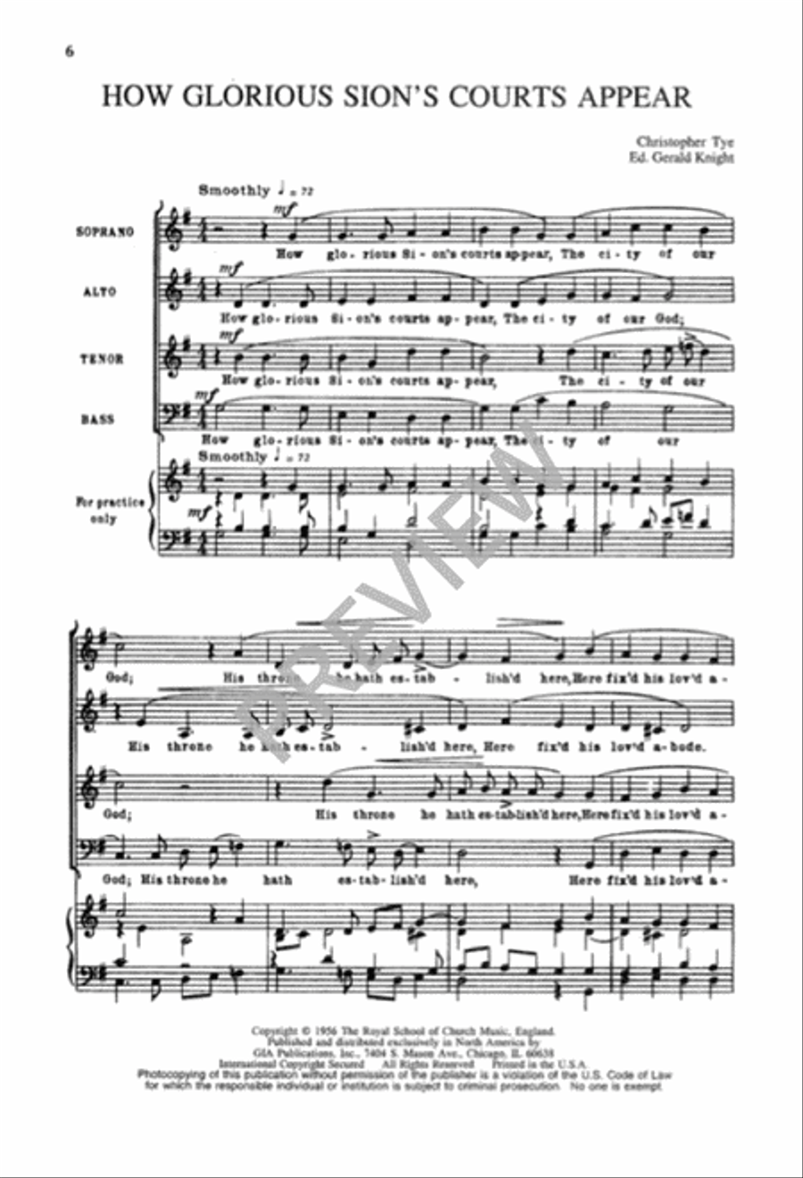 Four Motets 4-Part scores gallery preview page 7