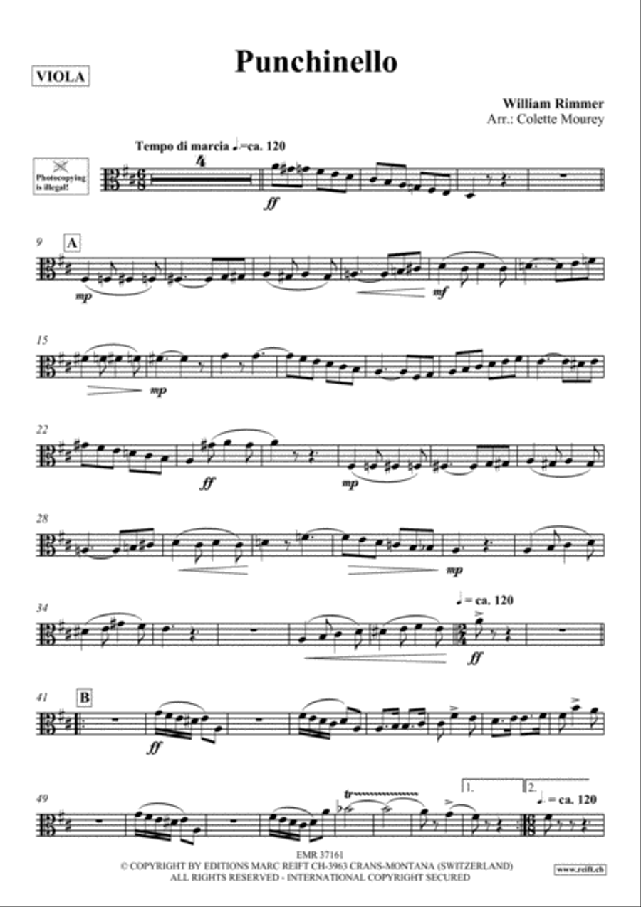 Punchinello Viola scores gallery preview page 2