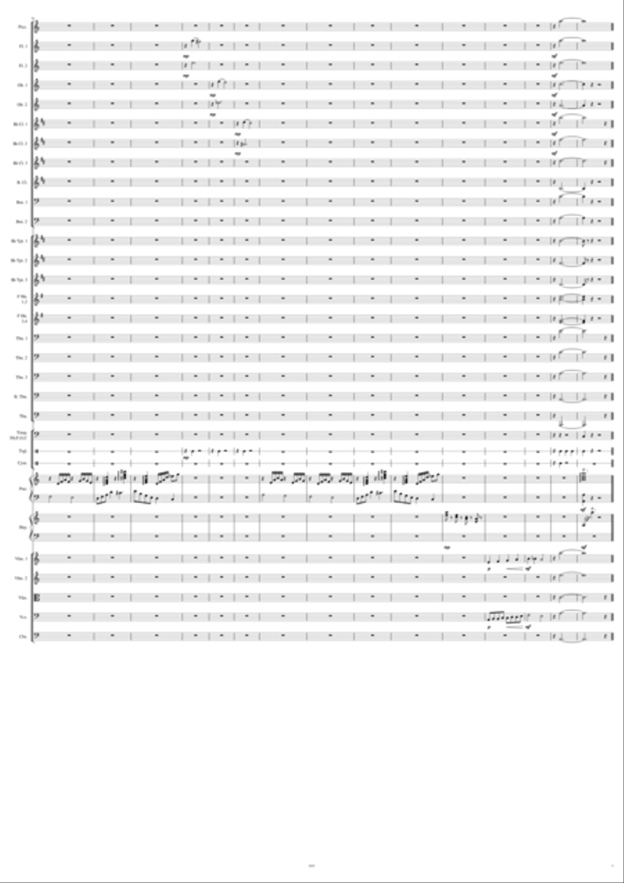 Sea of Mystery Sea of Mystery Full Orchestra scores gallery preview page 5