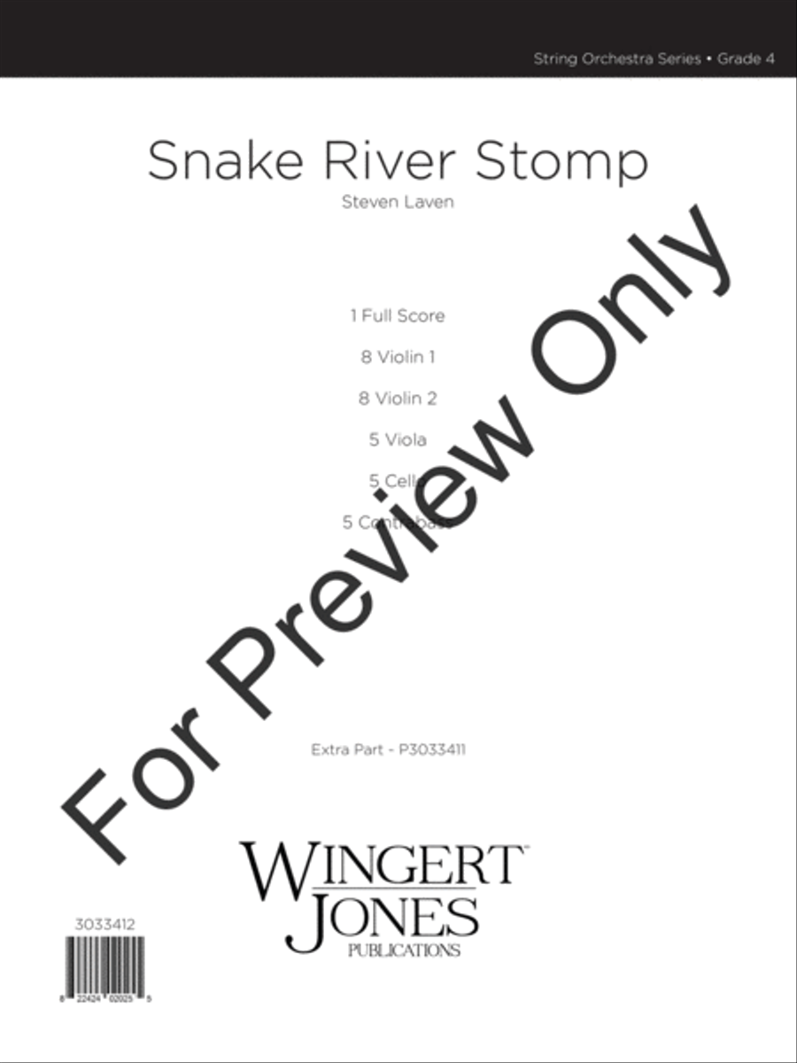 Snake River Stomp String Orchestra scores gallery preview page 2