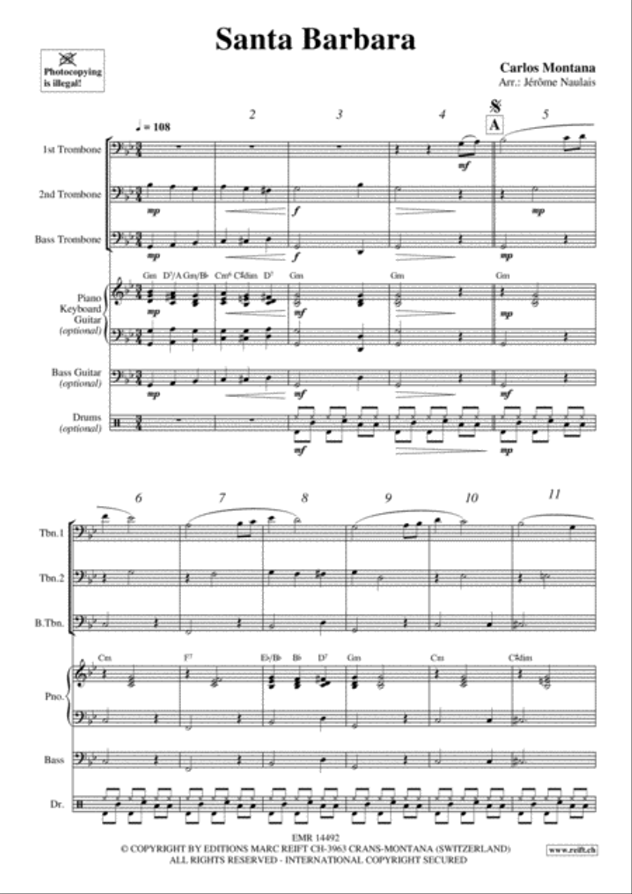 Santa Barbara Trombone Trio scores gallery preview page 3