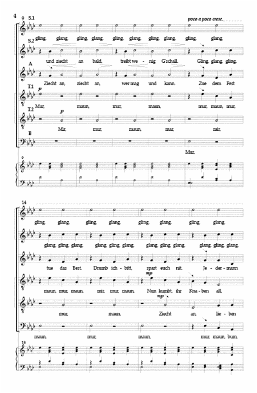 Das Gläut Zu Speyer Choir scores gallery preview page 3