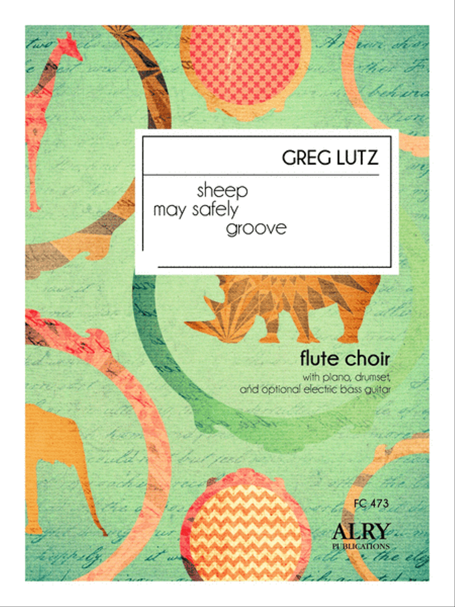 Sheep May Safely Groove for Flute Choir Flute Choir scores gallery preview page 1