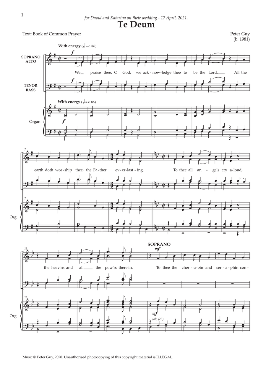 Te Deum in G