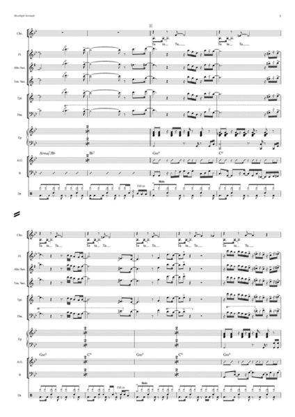 Moonlight Serenade - Score Only