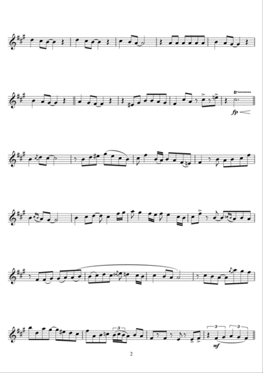 Sway (Quien Sera) Sway (Quien Sera) Clarinet Solo scores gallery preview page 2
