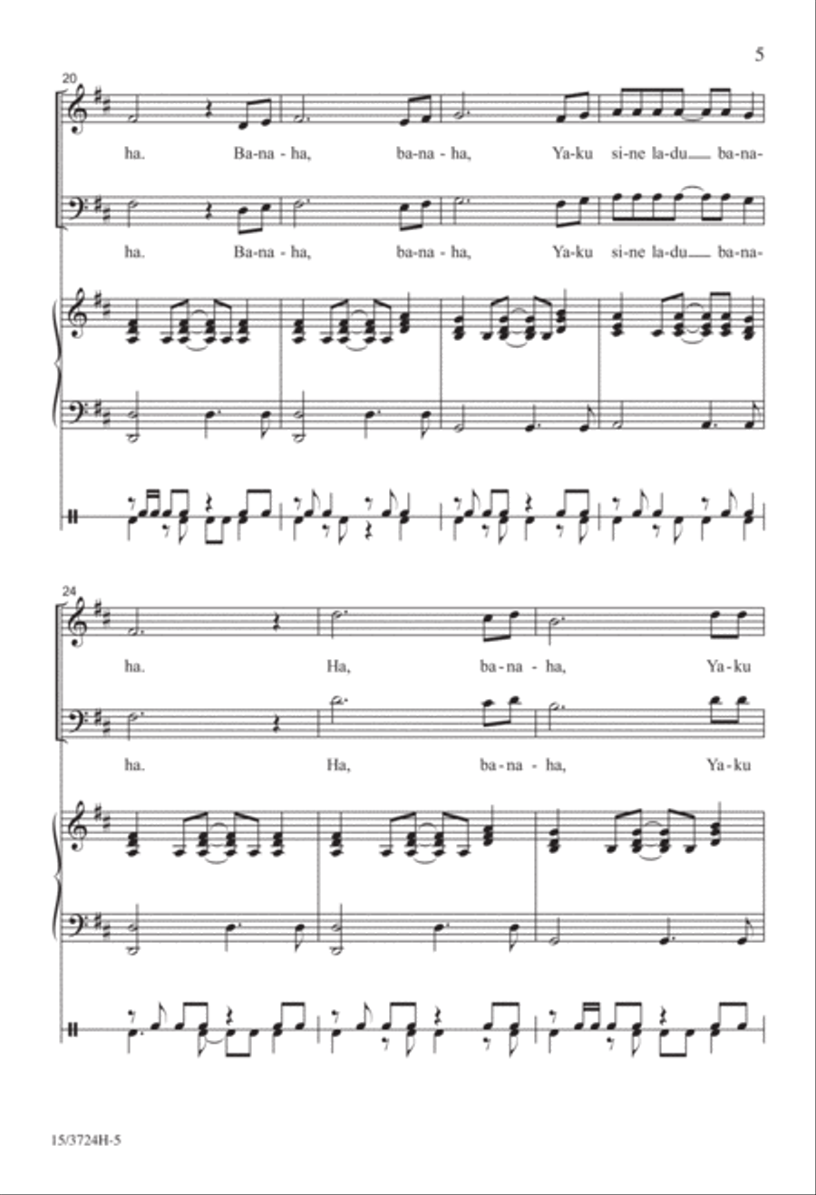 Banaha 3-Part scores gallery preview page 5