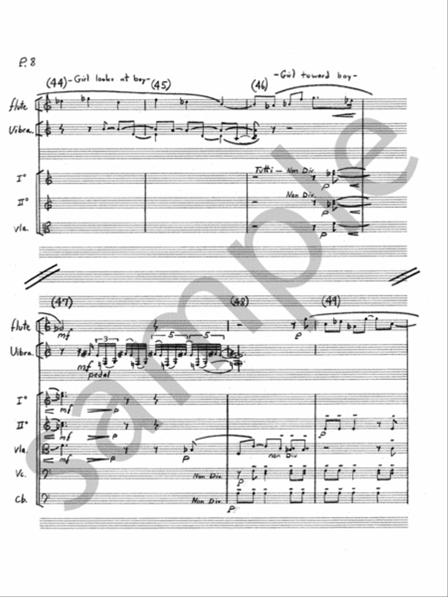 Sea Shadows Sea Shadows Orchestra scores gallery preview page 9