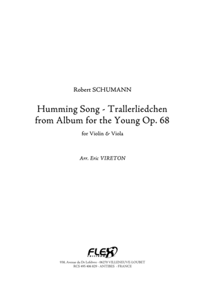 Book cover for Humming Song - from Album for the Young Opus 68 No. 3
